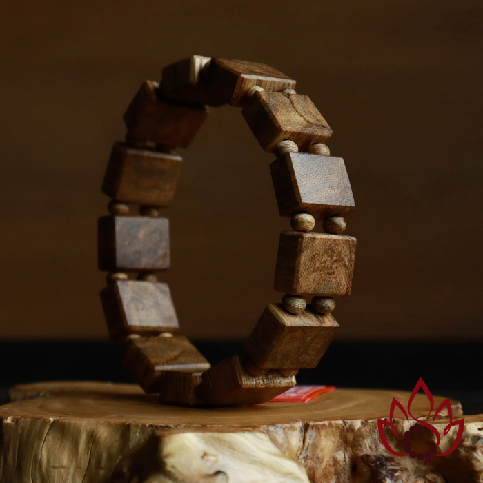 Vòng Trầm Hương Hạt Lách | Trầm Tốc Banh Tự Nhiên